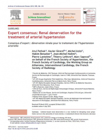 SFC - GACI - RENAL DENERVATION CONSENSUS
